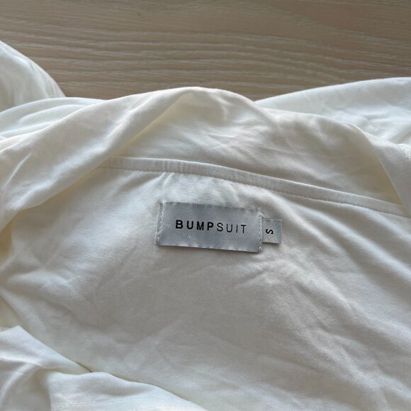 Bumpsuit The Off The Shoulder Evening Dress in Ivory - Picture 4 of 5